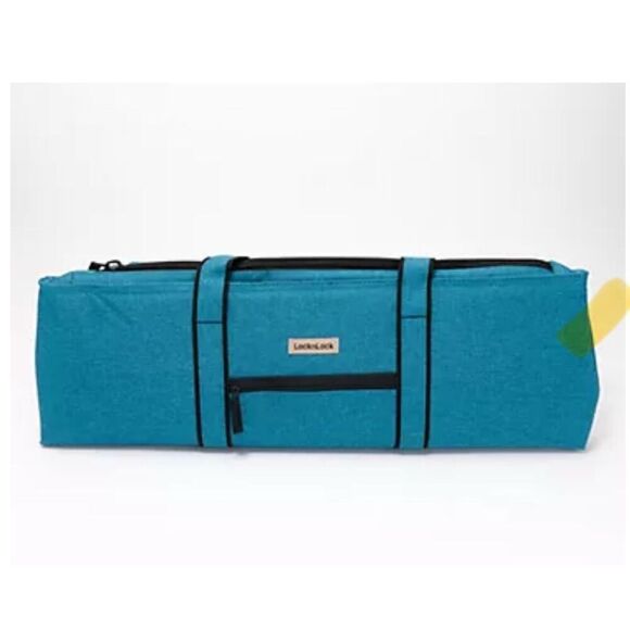 Lock & Lock Insulated Interior Soft Carrier Cooler Coral 25-1/4" x 18" NWOT - Picture 4 of 6